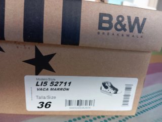 Botines plataforma B&W Talla 36.