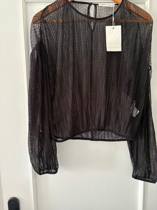 Blusa transparente Pull&Bear talla única