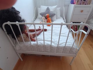 Cama infantil IKEA MINNEN blanca