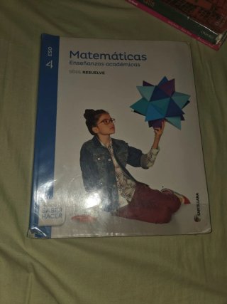 Matemáticas enseñanzas académicas: 4o ESO