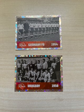 Cartas de fútbol Panini
