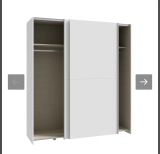 Armario puertas correderas blanco