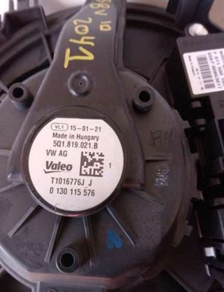 Motor calefacción audi 287037 5q1819021b a3 cabrio