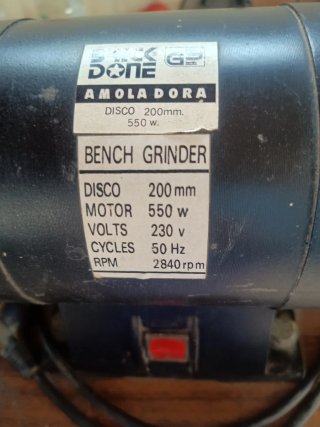 Esmeril 550W Piedras 200mm no envio.(naron)
