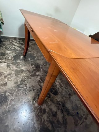Mesa comedor extensible madera maciza