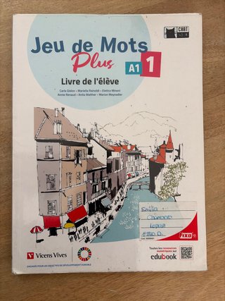Jeu de mots plus Livre de l'élève. 1o. A1