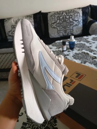 Zapatillas Fila niño azul y gris