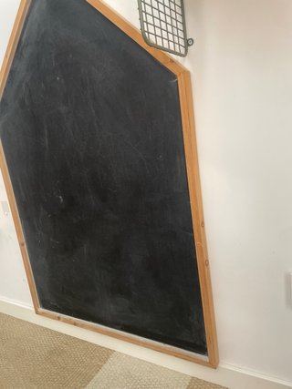 Pizarra infantil madera forma casita