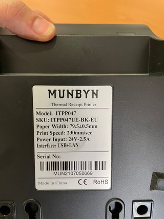 Impresora Térmica MUNBYN ITPP047 Tickets