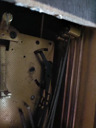 Reloj de pared antiguo Tempus Fugit