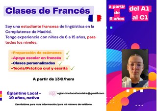 Clases particulares de Francés-todos los niveles