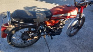 Derbi Antorcha GT 4V Roja y Plateada