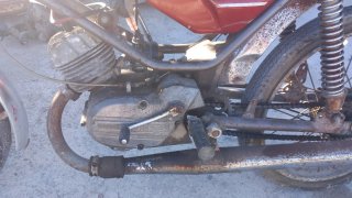 Derbi Antorcha GT 4V Roja y Plateada