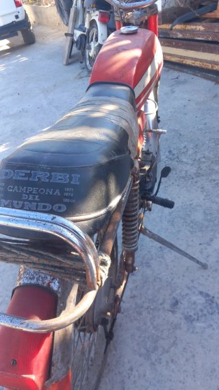 Derbi Antorcha GT 4V Roja y Plateada