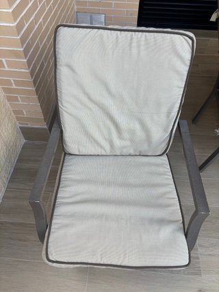 Conjunto mesa y 6 sillones exterior
