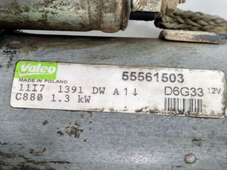 MOTOR ARRANQUE OPEL OPEL COMBO (CORSA C) 2001-2011