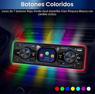 Radio Coche 1 DIN Bluetooth Pantalla Táctil