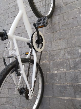 Bicicleta infantil Btwin blanca