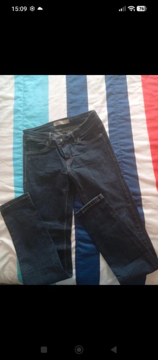 Pantalón vaquero Lefties azul oscuro T36