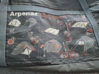 Tienda de campaña Arpenaz T3eConfort