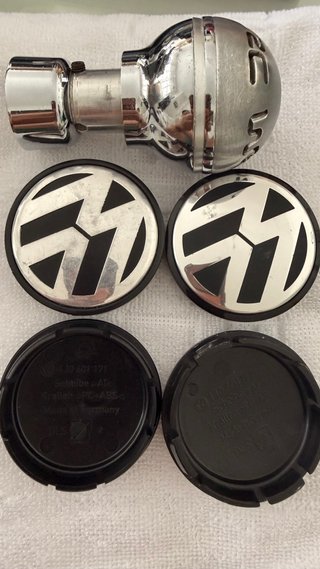 Tapa de buje VW 4uds + pomo cambio