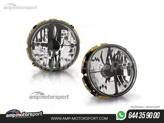 FAROS DELANTEROS CRUZ NEGRA PARA VOLKSWAGEN GOLF MK1