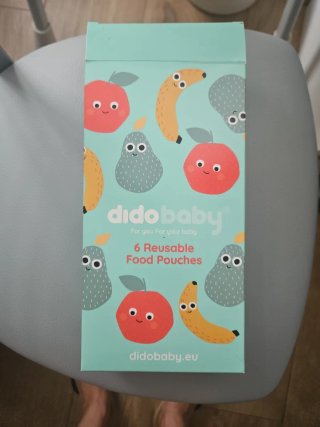 6 Bolsas Reutilizables para Purés. Solo un uso.