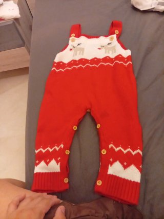 Mono reno Navidad 6-12 meses