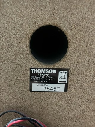 Altavoces Thomson 15W Negro/Plata