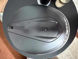 Casco de moto integral negro mate