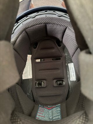 Casco de moto integral negro mate