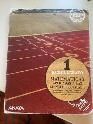 Matemáticas aplicadas a las Ciencias Sociales I...