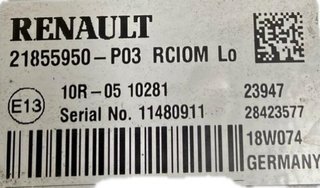 Renault centralita ecu 21855950 s