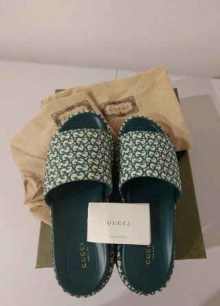 Gucci Angelina GG Jacquard Platform 40