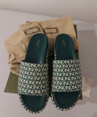 Gucci Angelina GG Jacquard Platform 40