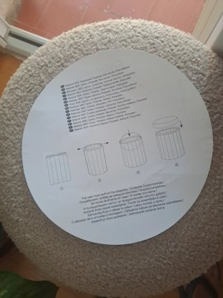 Puff Reposapiés y Caja Almacenamiento