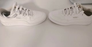 Zapatillas Puma deportivas blancas, mujer