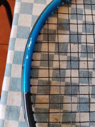 Raqueta de tenis de fibra