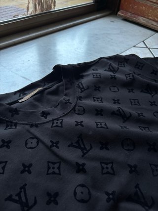 Maglia Louis Vuitton Nera Monogram Taglia M