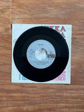 Disco de nikka costa alegre contigo vinilo pequeño