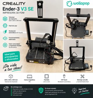 Impresora 3D Creality Ender-3 V3 SE Negra