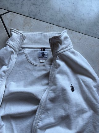 Felpa Polo ASSN bianca