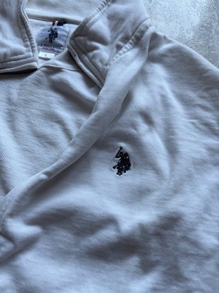 Felpa Polo ASSN bianca