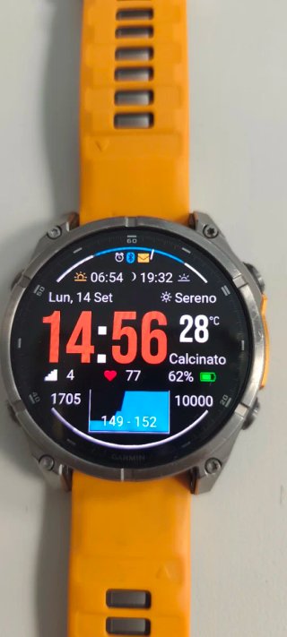 Garmin Fenix 8 AMOLED Zaffiro Titanio 47mm