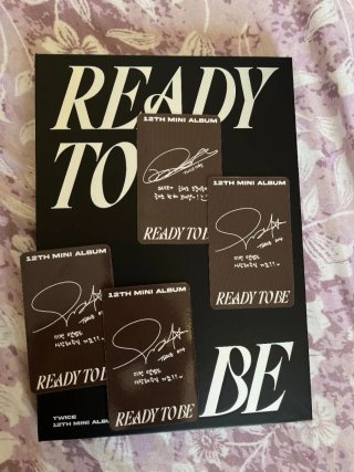 TWICE READY TO BE Photocards y Postcard originales