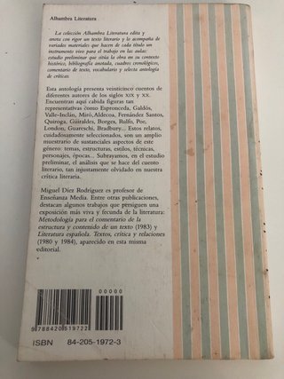 Antología del cuento literario