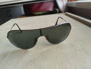 M1221 Ray-Ban RB3250 argento Mascherina Nero small