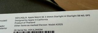 Apple Watch SE 44mm Space Gray con GPS ( Serie 3)