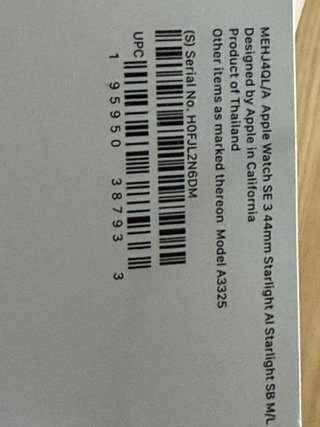 Apple Watch SE 44mm Space Gray con GPS ( Serie 3)