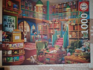 Puzzle Educa 1000 piezas Librería